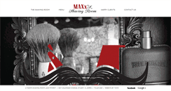Desktop Screenshot of maxxsshavingroom.com